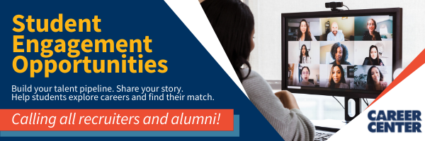 Student Engagement Opportunities - Calling all recruiters and alumni!